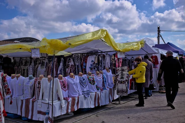 Kropivnitskiy Ucrania Septiembre 2021 Exposición Agroindustrial Agroexpo 2021 Los Visitantes — Foto de Stock