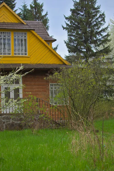 Traditional Ukrainian House National Ethnographic Open Air Museum Pyrohiv Pirogovo — Stock Photo, Image