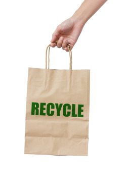 kağıt üzerinde izole beyaz zemin taşıma çantası.