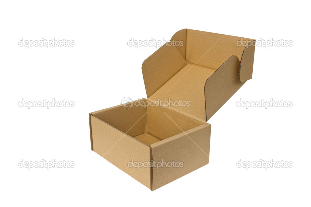 Blank Open Paper Box