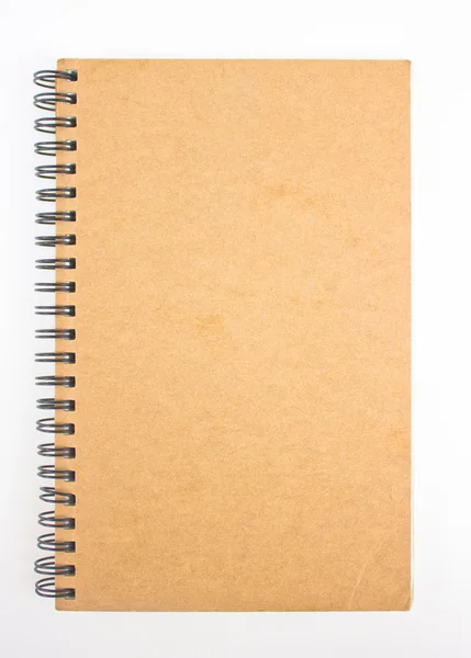 Portada de cuaderno de papel reciclado . — Foto de Stock