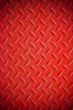 Kırmızı kirli metal desen arka plan.