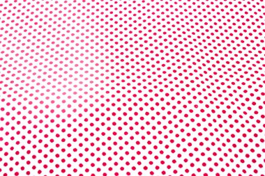 arka plan olarak kırmızı puantiyeli Tekstil.