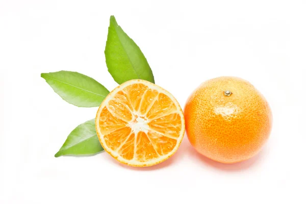 Orange fruit isolated on white background. — Stock Photo, Image