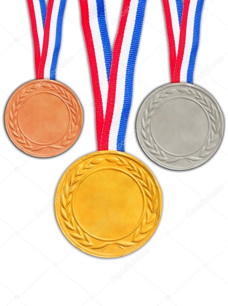 Golden medals.