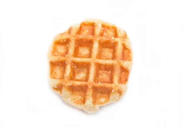 Waffle isolated on white background. — Stock Photo, Image