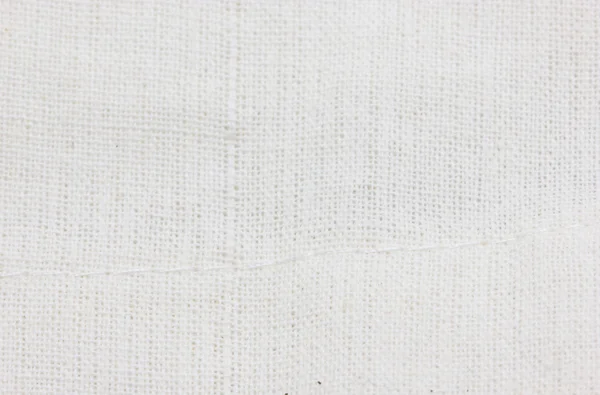 White fabric texture or background. — Stock Photo, Image