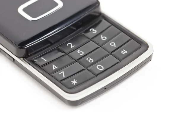 Close up of mobile phone keyboard. — Stock Photo, Image