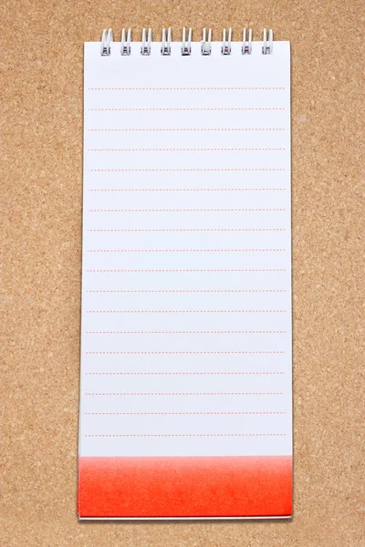 Puste notatnik spoiwa — Zdjęcie stockowe
