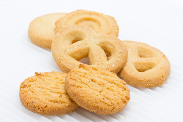 Group of butter cookies — Stock Photo, Image