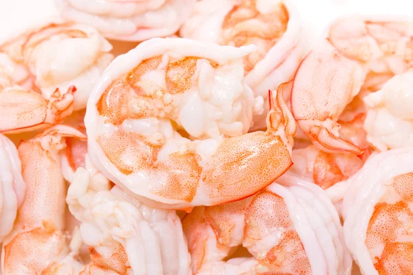 Cooked unshelled shrimps. — Stock Photo, Image