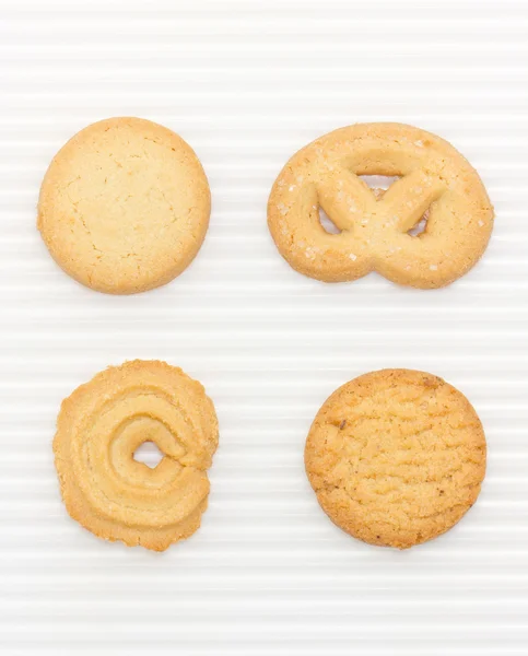 Butter cookies set — Stock Photo, Image