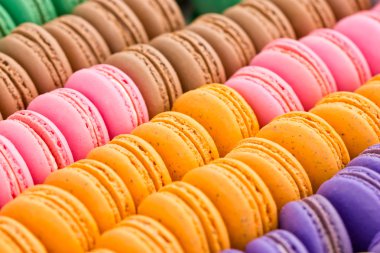 çok renkli acıbadem kurabiyesi kurabiye.