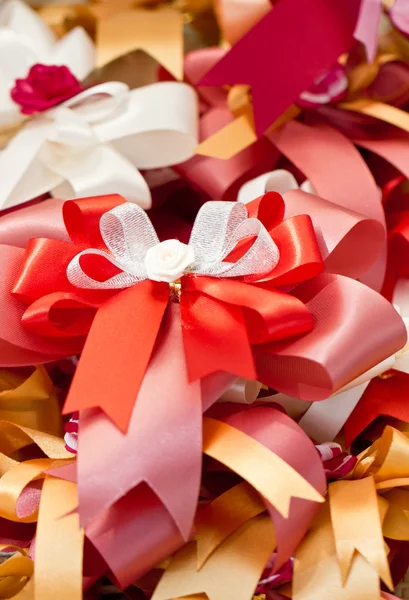 Multicolored gift ribbons. — Stock Photo, Image