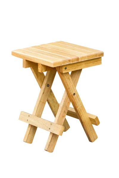 Skládací dřevěná židle — Stock fotografie