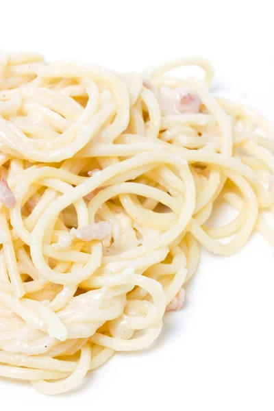 Carbonara spaghetti . — Photo