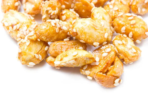 Crispy sugared nuts. — Stock Photo, Image
