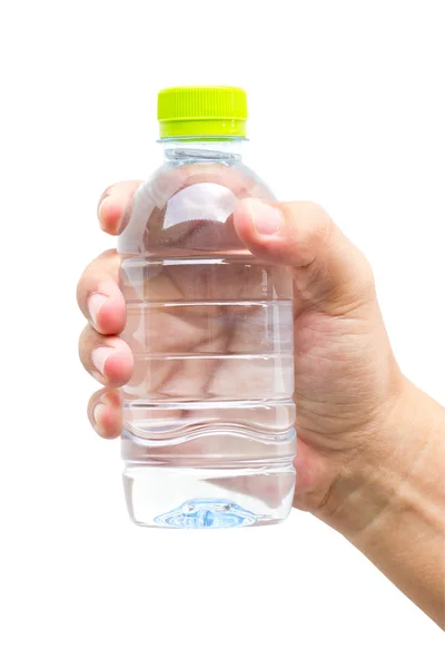 Mano con botella de agua —  Fotos de Stock