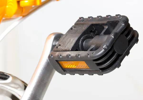 Close up of pedal's bicycle. — Stock Photo, Image