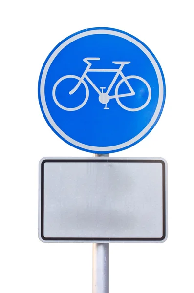 Bisiklet işaret plaka — Stok fotoğraf