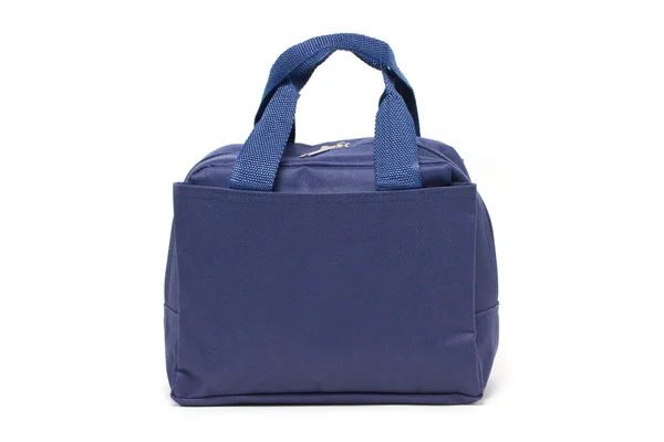 Bolsa de tecido azul — Fotografia de Stock