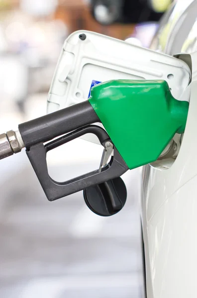 Car With A Gas Pump. Stock Picture