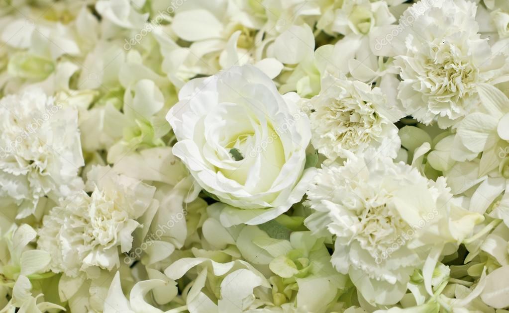 Sztuczne Kwiaty Białe Zdjęcie Stockowe Happymay 32602239