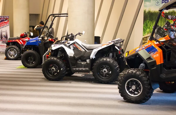 Polaris atv op display — Stockfoto