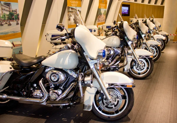 Motos Harley em exibição — Fotografia de Stock