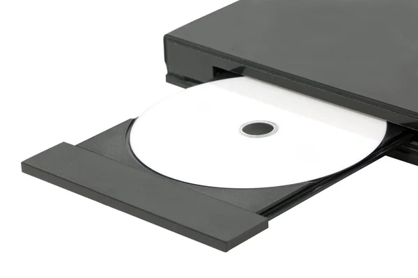 Close up DVD In Open Tray. — Stock Photo, Image