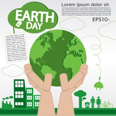 April 22nd Earth day clipart