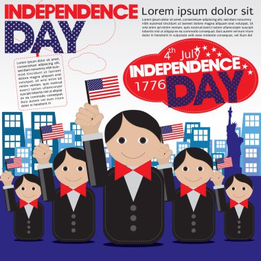 Bağımsızlık günü kutlamaları kavramı.