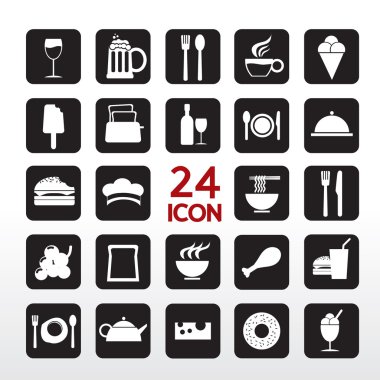 Food And Beverage Icon Set