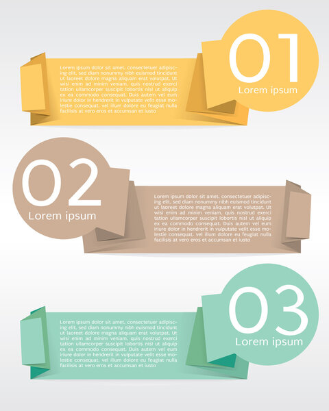 Colorful circle banner template