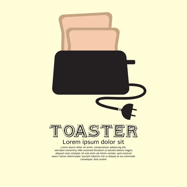 Toaster illustration. — Stock Vector