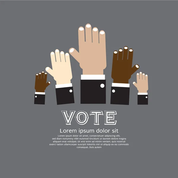 Vote for election concept. — Stock Vector