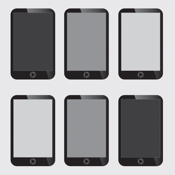 Pusty ekran inteligentny telefon — Wektor stockowy