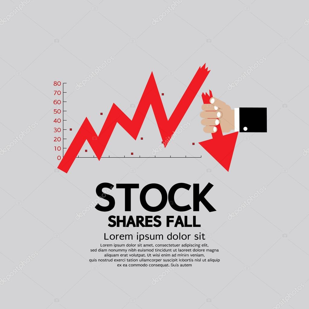 Stock Shares Fall Down Stock Vector Happymay 32883307 stock-shares-fall-down-stock-vector-happymay-32883307