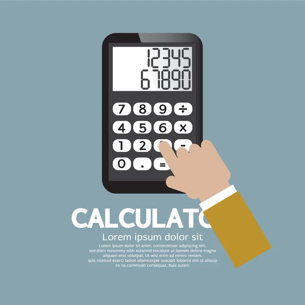 Calculator Vector Illustration EPS10 — Stock Vector