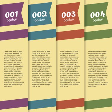 Banner Seçenek sayısı ile bir dizi