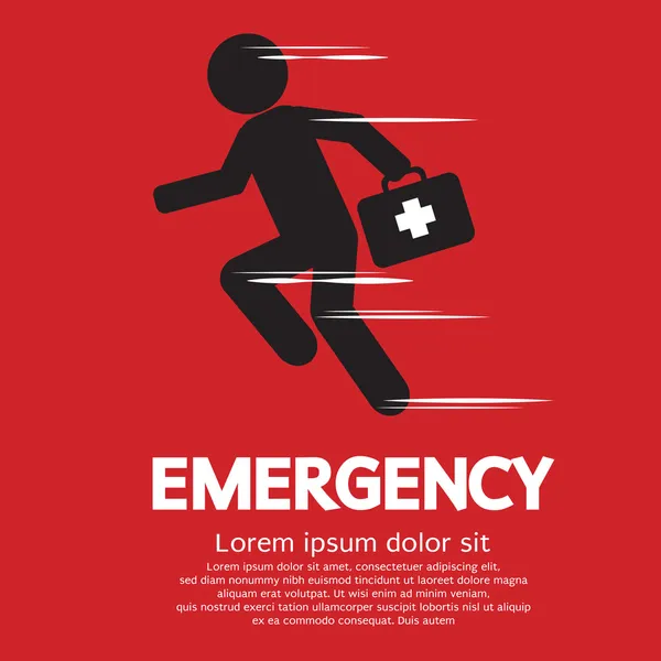 Emergency Concept Vector Illustration — Stock Vector