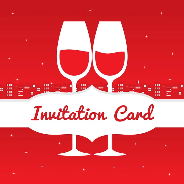 Enregistrer la carte d'invitation Date — Image vectorielle