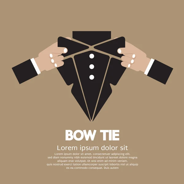 Bow Tie Vector Illustration — Stock Vector