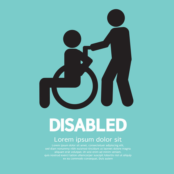 Disabled Vector Illustration