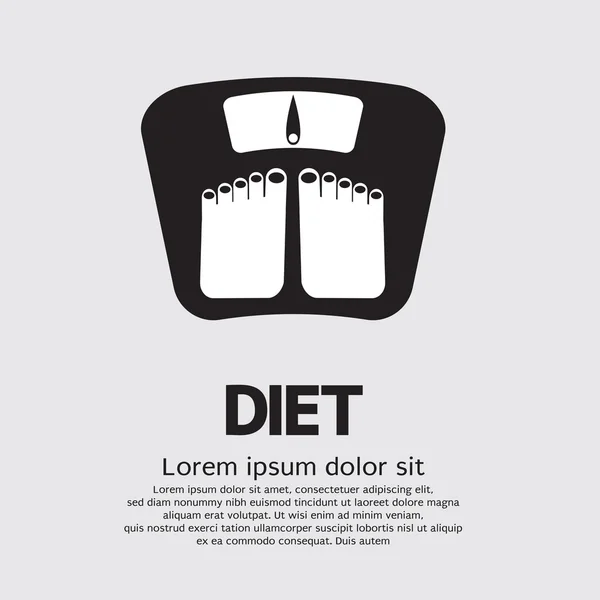 Conceito de Dietética Ilustração vetorial —  Vetores de Stock