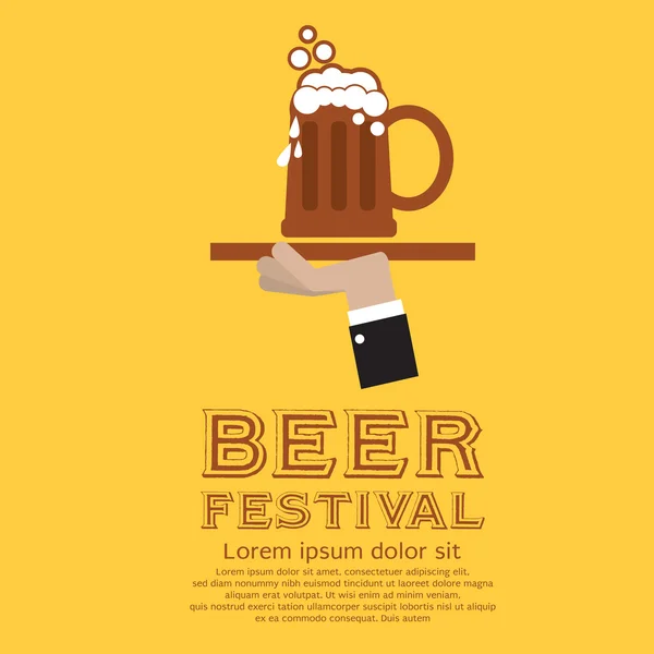 Bier festival vector illustration.eps10 — Stockvector