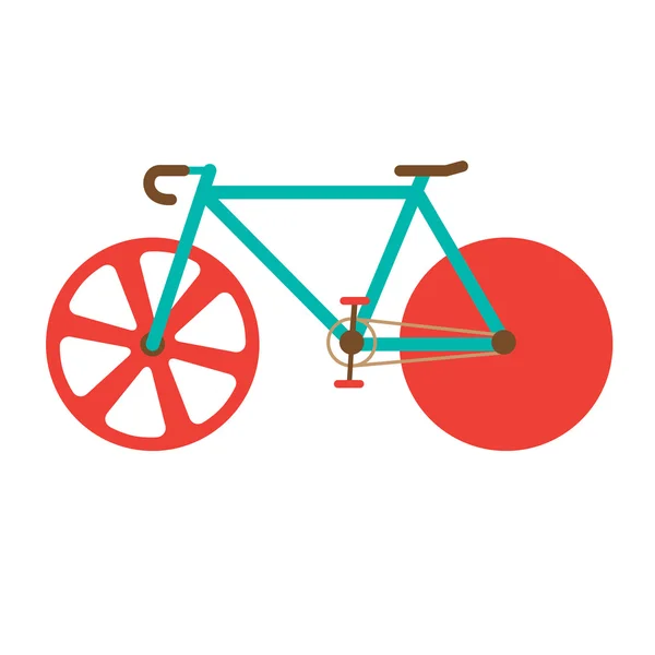 Bicicleta de carretera Vector Ilustración — Archivo Imágenes Vectoriales