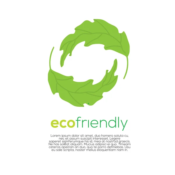 Eco-vriendelijke concept vector — Stockvector