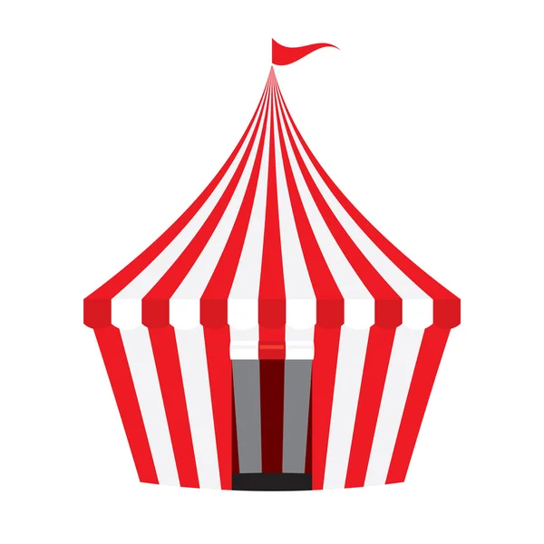 Illustration vectorielle de tente de cirque — Image vectorielle