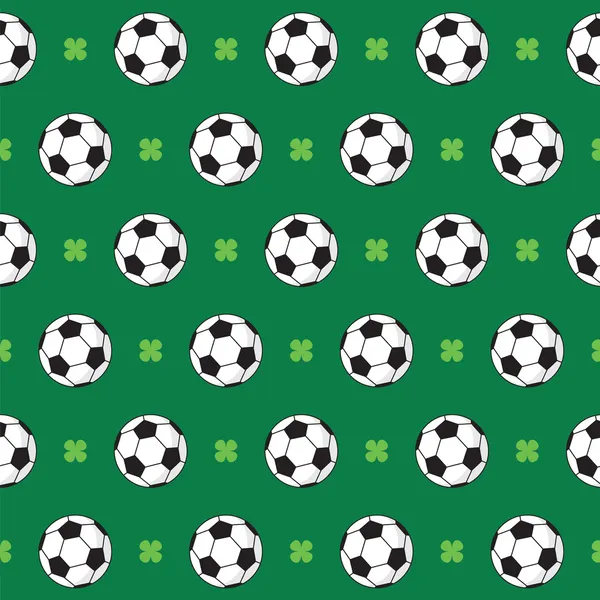 Futebol ou Futebol Padrão Vector — Vetor de Stock